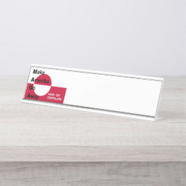 Independant Greenland デスクネームプレート