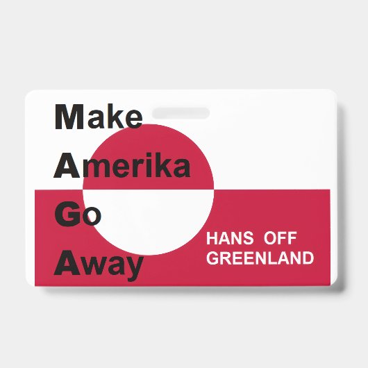 Independant Greenland バッジ (正面)