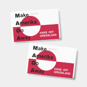 Independant Greenland バッジ (正面＆裏面)