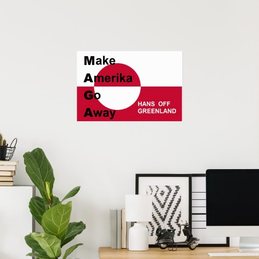 Independant Greenland ポスター (ホームオフィス)