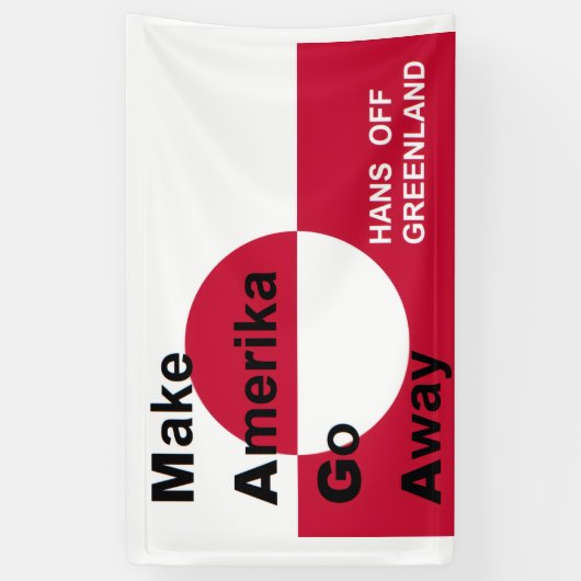 Independant Greenland 横断幕 (縦)