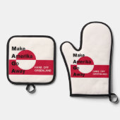 Independant Greenland 鍋つかみ&鍋敷きセット (正面)