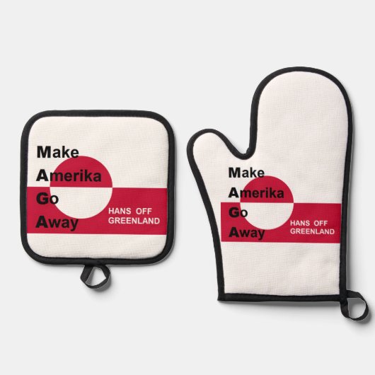Independant Greenland 鍋つかみ&鍋敷きセット (正面)