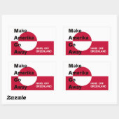 Independant Greenland 長方形シール (シート)