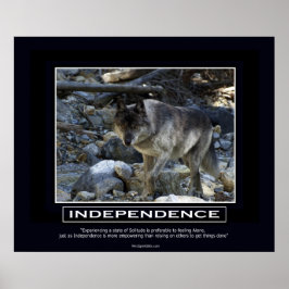 INDEPENDENCEポスやる気を起こさせるター ポスター