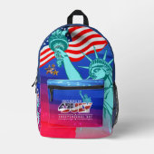 Independence Day | プリントバックパック (正面)