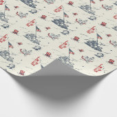 Independence Day 4th July ラッピングペーパー (角)