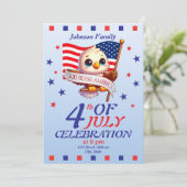 Independence Day 4th of July God Bless America🇺🇸 招待状 (スタンド正面)