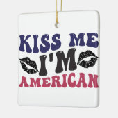 Independence Day,4th of july shirt,patriotic shirt セラミックオーナメント (左)