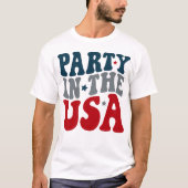 Independence Day 4th of july shirt Patriotic  Tシャツ (正面)