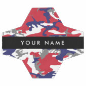 Independence day Camouflage Your name Personalize サッカーボール (フラット)