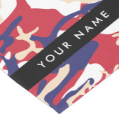 Independence day Camouflage Your name Personalize ショートテーブルランナー (コーナー)