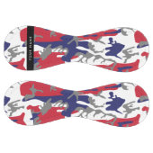 Independence day Camouflage Your name Personalize ソフトボール (パネル)