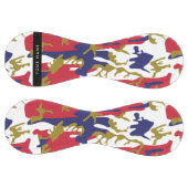 Independence day Camouflage Your name Personalize ソフトボール (パネル)