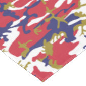 Independence day Camouflage Your name Personalize テーブルクロス (アングル)