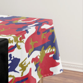 Independence day Camouflage Your name Personalize テーブルクロス