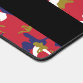 Independence day Camouflage Your name Personalize デスクマット (コーナー)