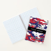 Independence day Camouflage Your name Personalize ノートブック (内部)
