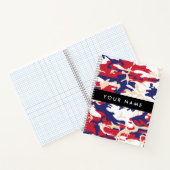 Independence day Camouflage Your name Personalize ノートブック (内部)