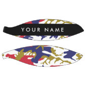 Independence day Camouflage Your name Personalize バスケットボール (パネル)