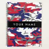 Independence day Camouflage Your name Personalize プランナー手帳 (正面)