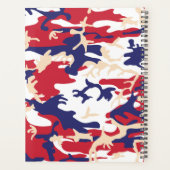 Independence day Camouflage Your name Personalize プランナー手帳 (裏面)