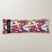 Independence day Camouflage Your name Personalize ボディピロー (裏面)