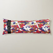 Independence day Camouflage Your name Personalize ボディピロー (正面)
