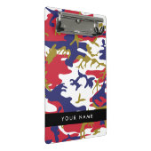 Independence day Camouflage Your name Personalize ミニクリップボード (アングル)