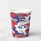 Independence day Camouflage Your name Personalize 紙コップ (右)
