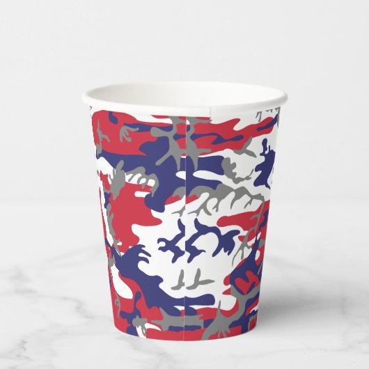 Independence day Camouflage Your name Personalize 紙コップ (右)