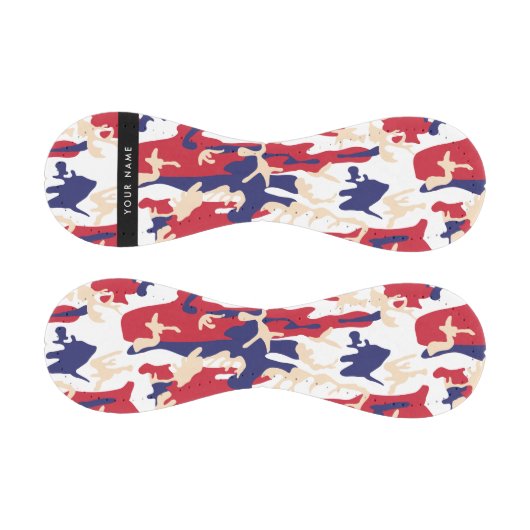 Independence day Camouflage Your name Personalize 野球ボール (パネル)