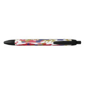 Independence day Camouflage Your name Personalize 黒ボールペン (裏面)
