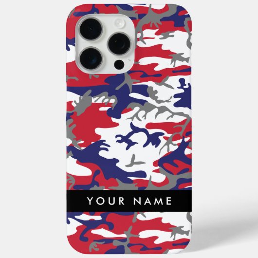 Independence day Camouflage Your name Personalize Case-Mate iPhoneケース (裏面)