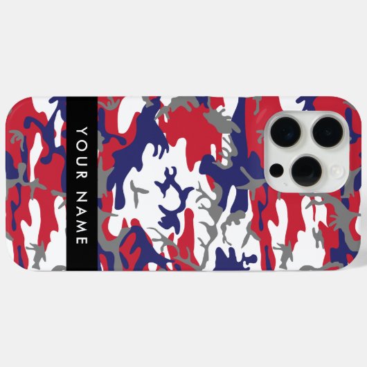 Independence day Camouflage Your name Personalize Case-Mate iPhoneケース (裏面 (横))