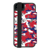 Independence day Camouflage Your name Personalize Incipio iPhoneウォレットケース (フォリオ裏面)