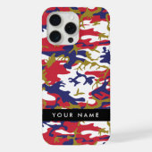 Independence day Camouflage Your name Personalize iPhoneケース (裏面)