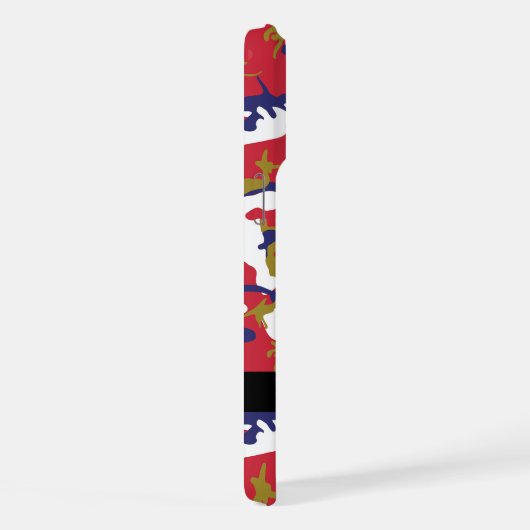 Independence day Camouflage Your name Personalize iPhoneケース (右側面)