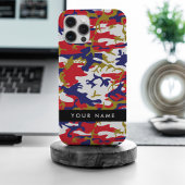 Independence day Camouflage Your name Personalize iPhoneケース