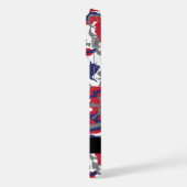Independence day Camouflage Your name Personalize iPhoneケース (左側面)