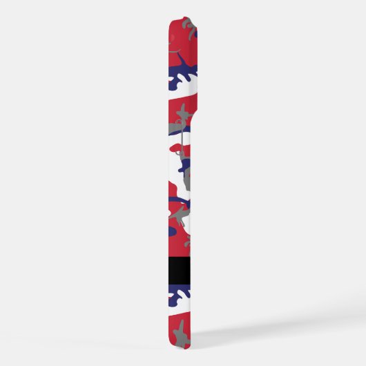 Independence day Camouflage Your name Personalize iPhoneケース (右側面)