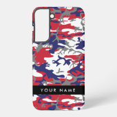 Independence day Camouflage Your name Personalize Samsung Galaxyケース (裏面)