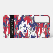 Independence day Camouflage Your name Personalize Samsung Galaxyケース (裏面横)