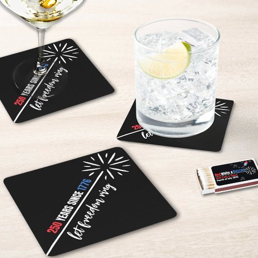 Independence Day Coasters スクエアペーパーコースター