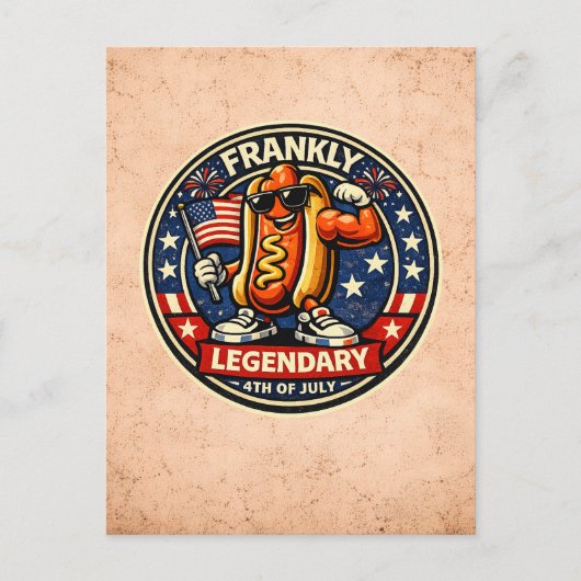 Independence Day Dawg - Foodie Fiends ポストカード (正面)