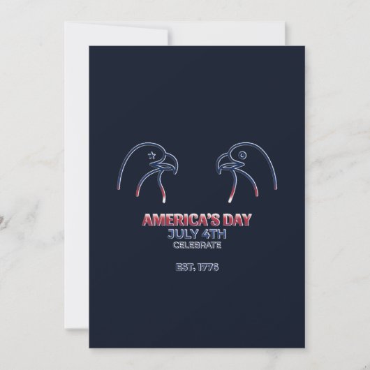 Independence Day / Día de la Independencia 2026 サンキューカード (正面)