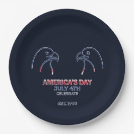 Independence Day / Día de la Independencia 2026 ペーパープレート