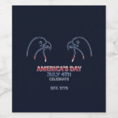 Independence Day / Día de la Independencia 2026 ワインラベル (シングルラベル)