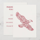 Independence Day / Día de la Independencia 2026 招待状 (正面/裏面)