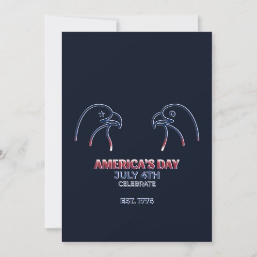 Independence Day / Día de la Independencia 2026 招待状 (正面)